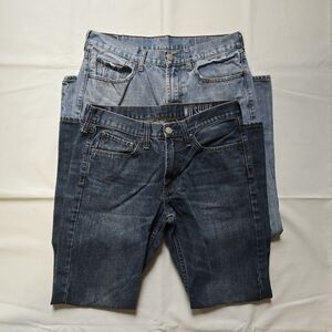 Bundle of 2 Mens Bullhead Denim Blue Jeans - 32 X 32